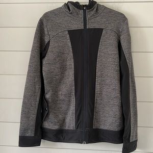 KUHL Size XS Mountain Culture Fozza Fleece grey black w/hood